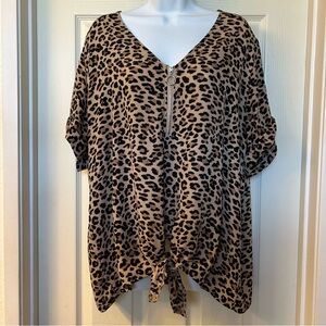 🐆JUSTIFY • Leopard Print Top